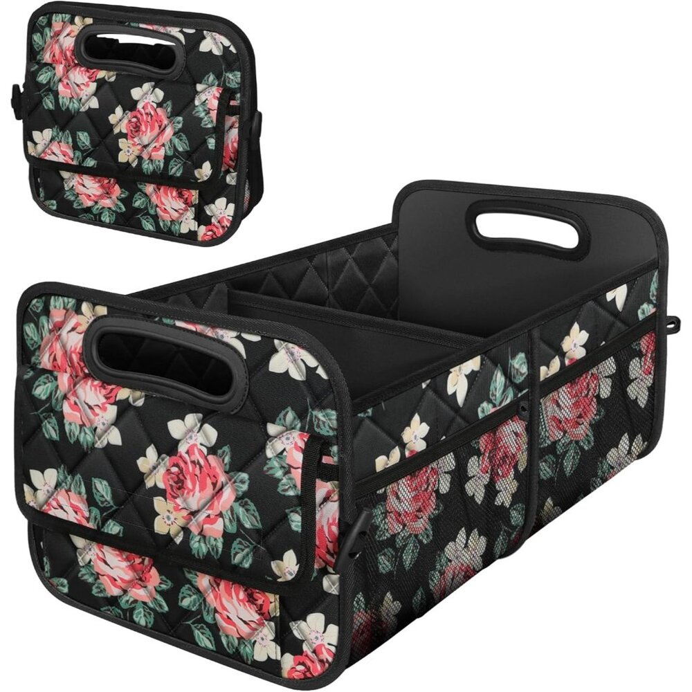 ⚡Men Floral‎ Car Organizers and Storage with 6 Pocket Car Accessoriesizer Trunk
